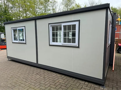 Stahlworks 2024 Mobile Wohneinheit Containerhaus 6,5 m³ mit Doppelglasfenstern