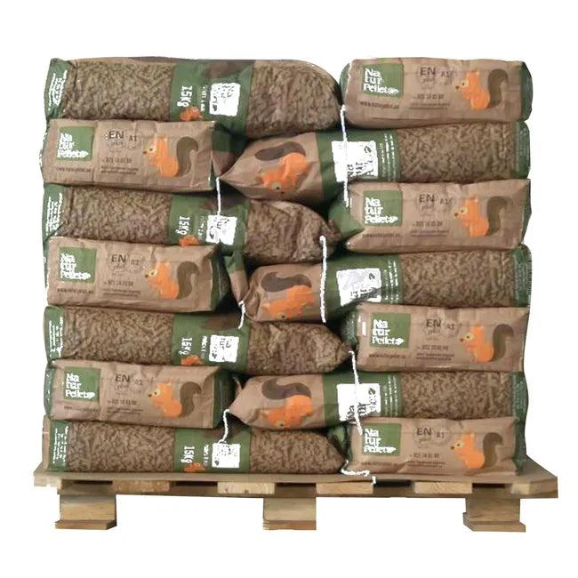 Pellets de Pino Palé 35 Sacos 15 kg