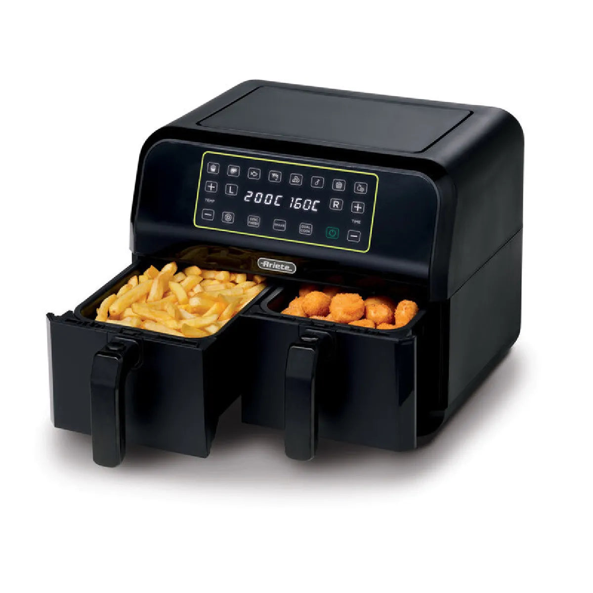 Ariete 4623 Freidora sin Aceite Doble Cámara Negro