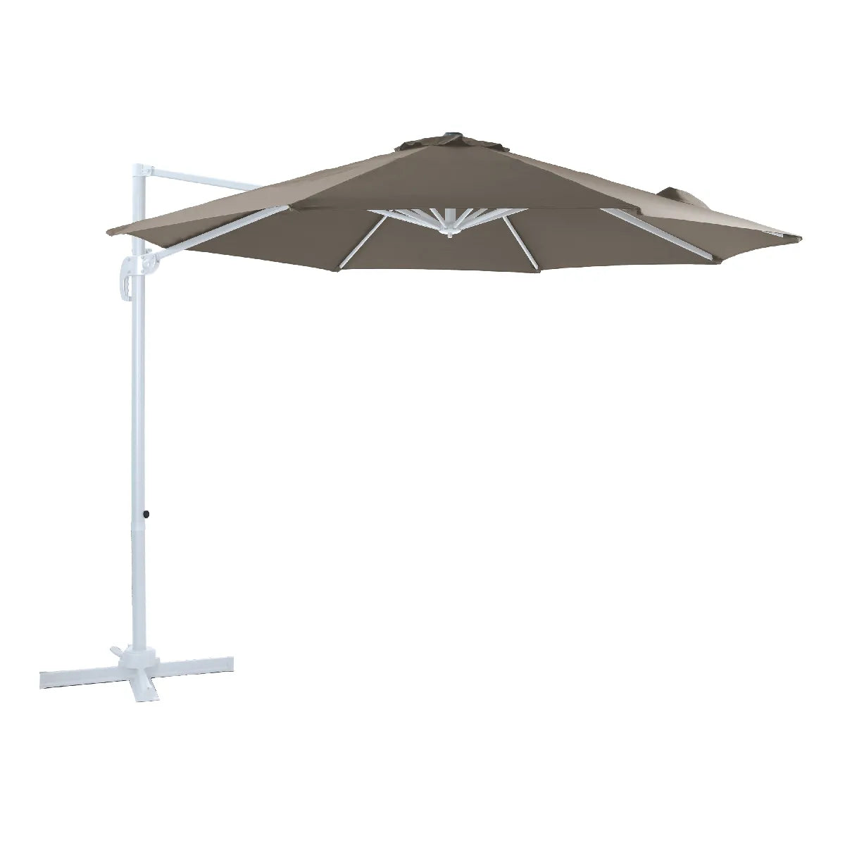 Axi House AXI Marisol Sombrilla Desplazada Blanca Taupe 300 cm