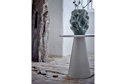 Luxusbetten24 Grey Value Vase Steingut, Dunkelgrau