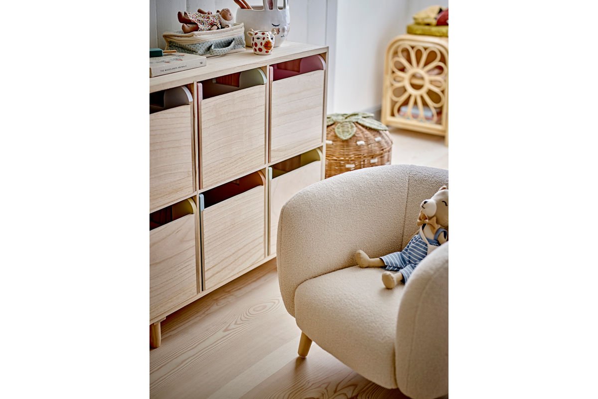 Luxusbetten24 Stoffpuppe „Mia“ mit Koffer Spielset Bunt Polyester