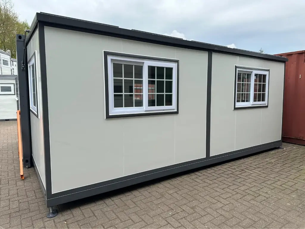 Stahlworks 2024 Mobile Wohneinheit Containerhaus 6,5 m³ mit Doppelglasfenstern