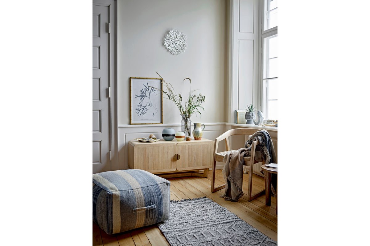 Luxusbetten24 Feyra Vase Blaues Glas Blau Design