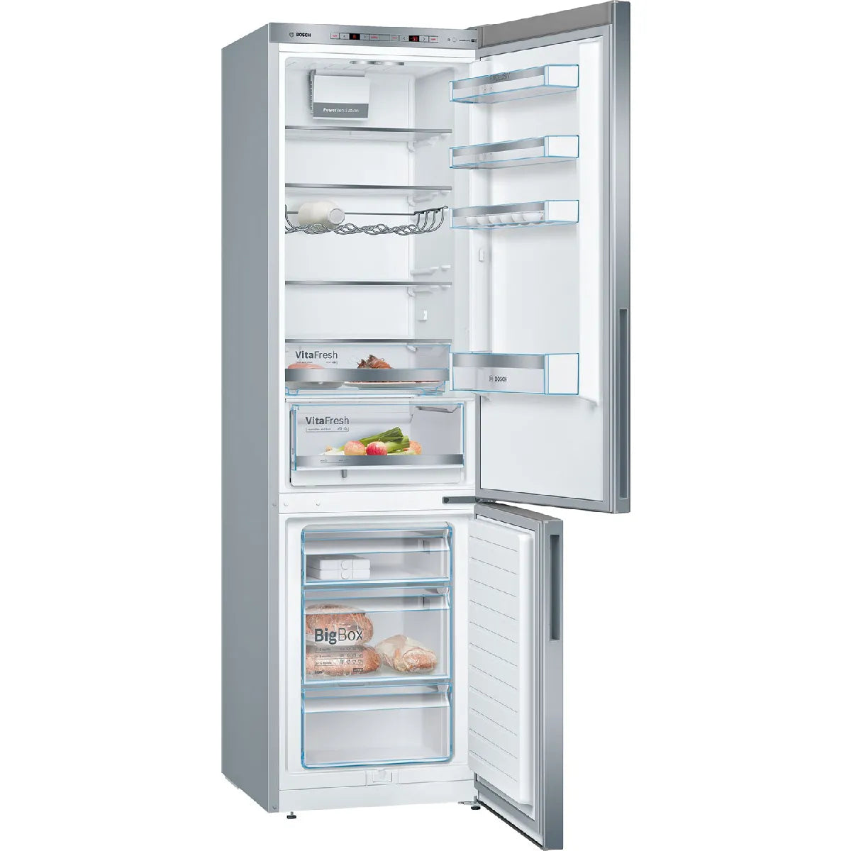 Bosch KGE39ALCA Refrigerador Combinado Acero Inoxidable 337 L