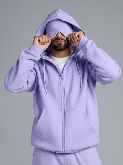 Comfrt Airplane Mode Travel Zip Hoodie Vollreißverschluss