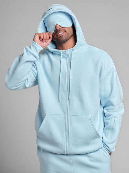 Comfrt Airplane Mode Travel Zip Hoodie Vollreißverschluss