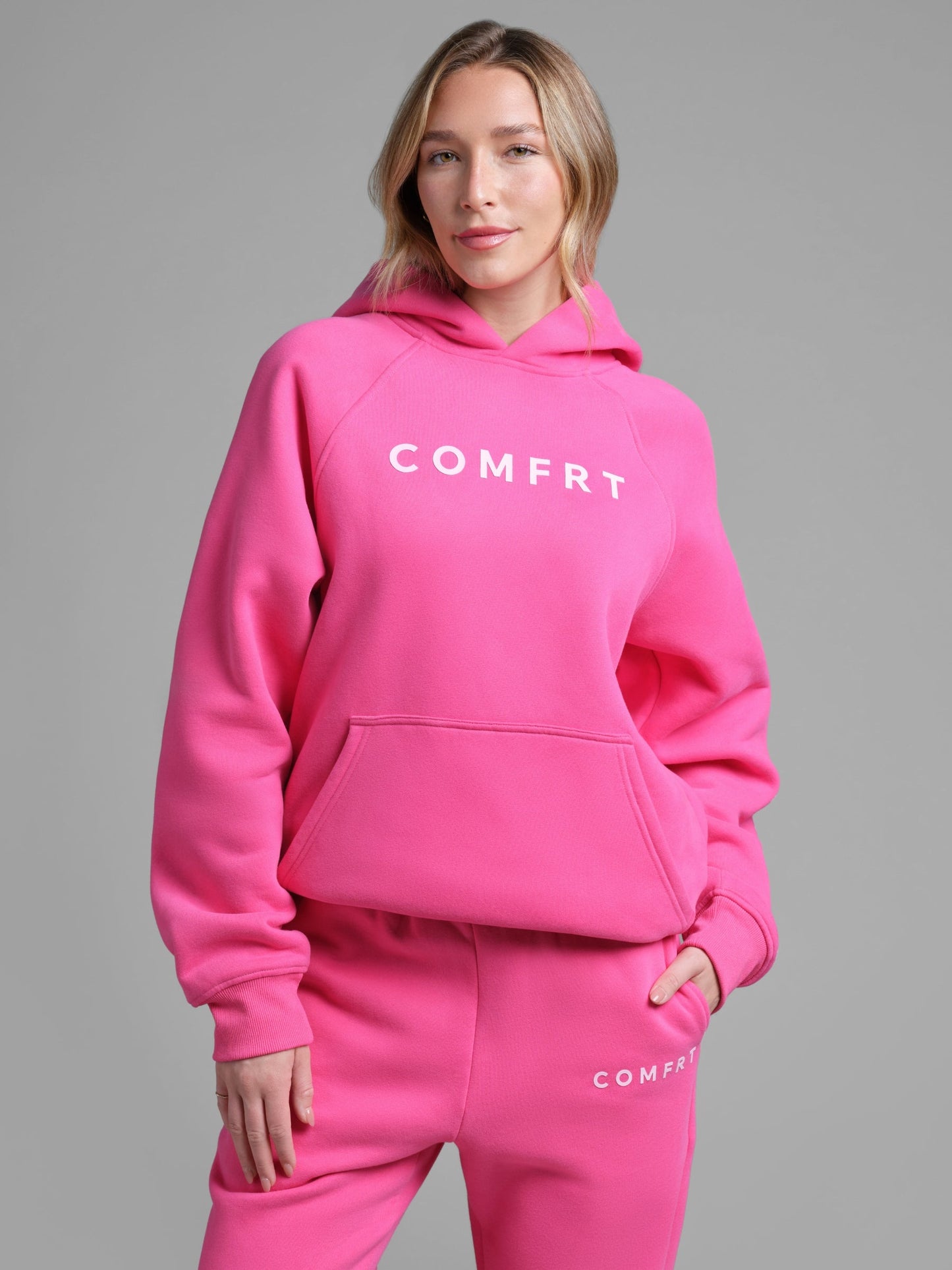 Comfrt Tranquil Hoodie Unisex Gewichtet Oversized Entspannend Komfort
