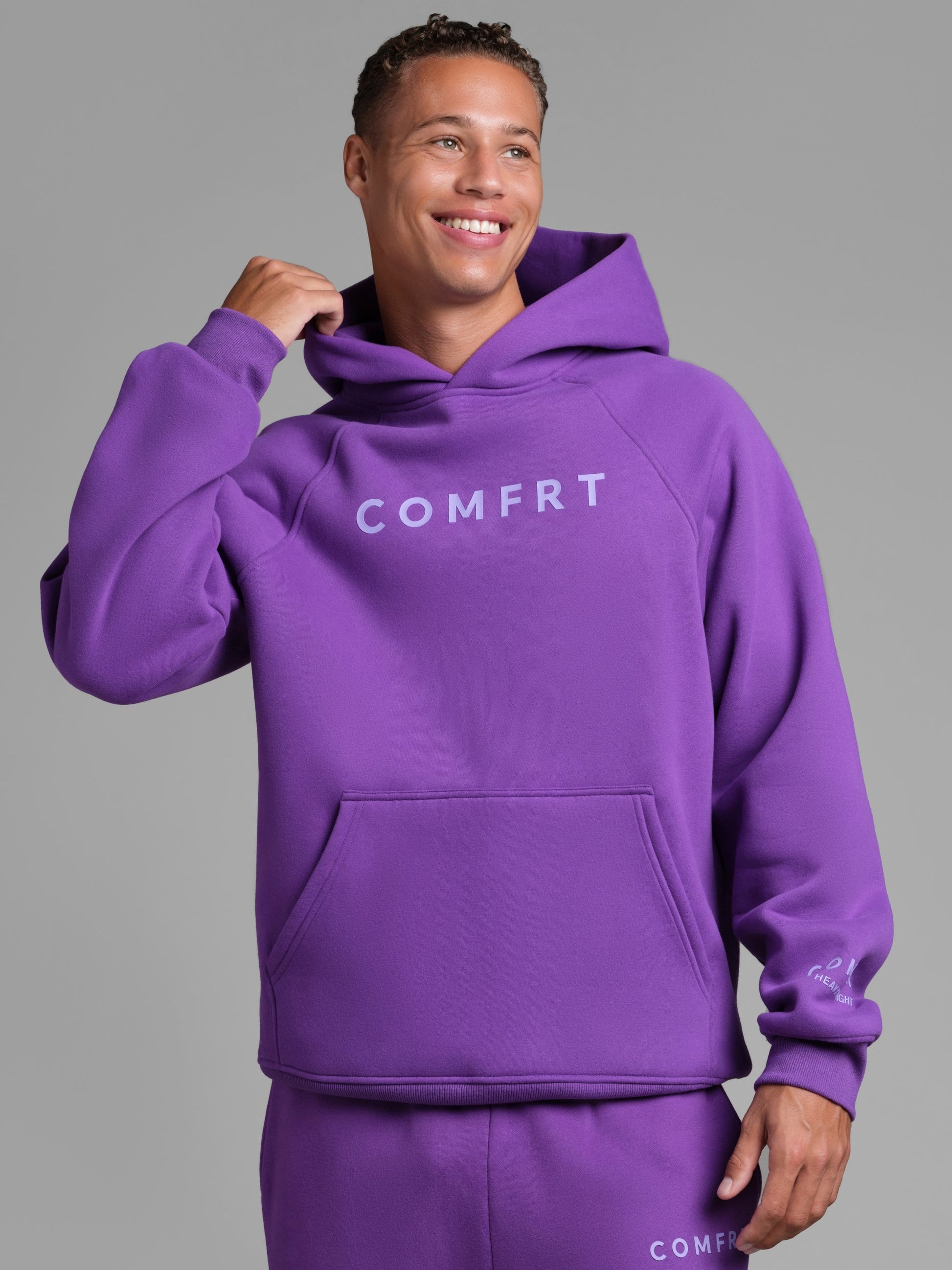 Comfrt Tranquil Hoodie Unisex Gewichtet Oversized Entspannend Komfort