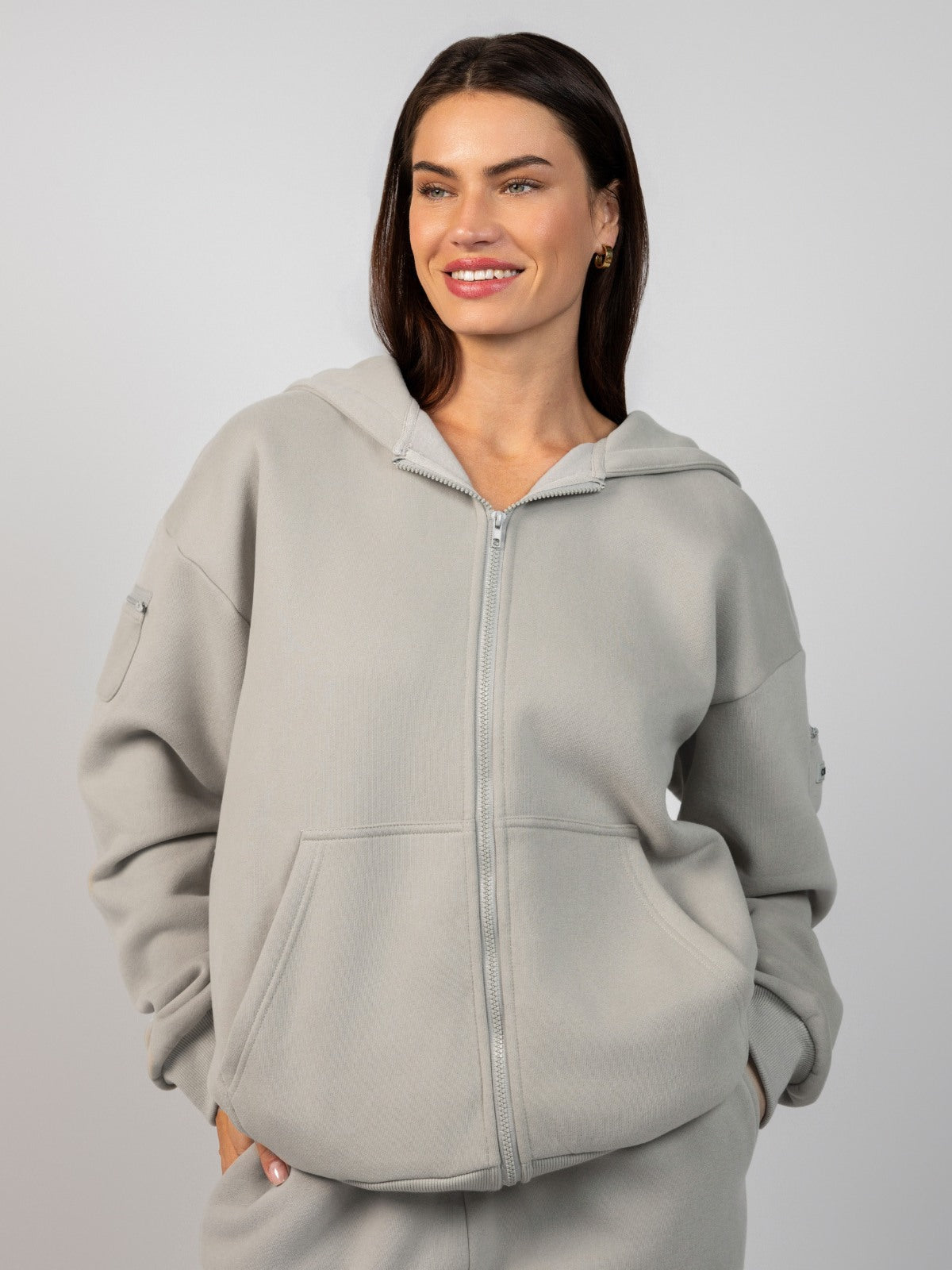 Comfrt Travel Essentials Zip Hoodie