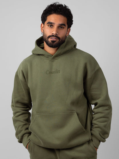 Signature Unisex Hoodie CloudTouch Heavyweight Oversized Soft Kängurutasche