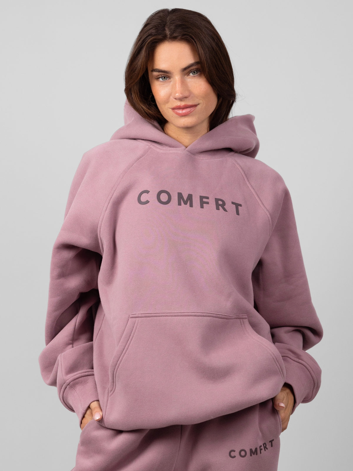 Comfrt Tranquil Hoodie Unisex Gewichtet Oversized Entspannend Komfort