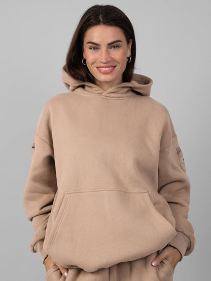 Comfrt Travel Essentials Kapuzenpullover – Superweiche Baumwollmischung, Mehrere Farben