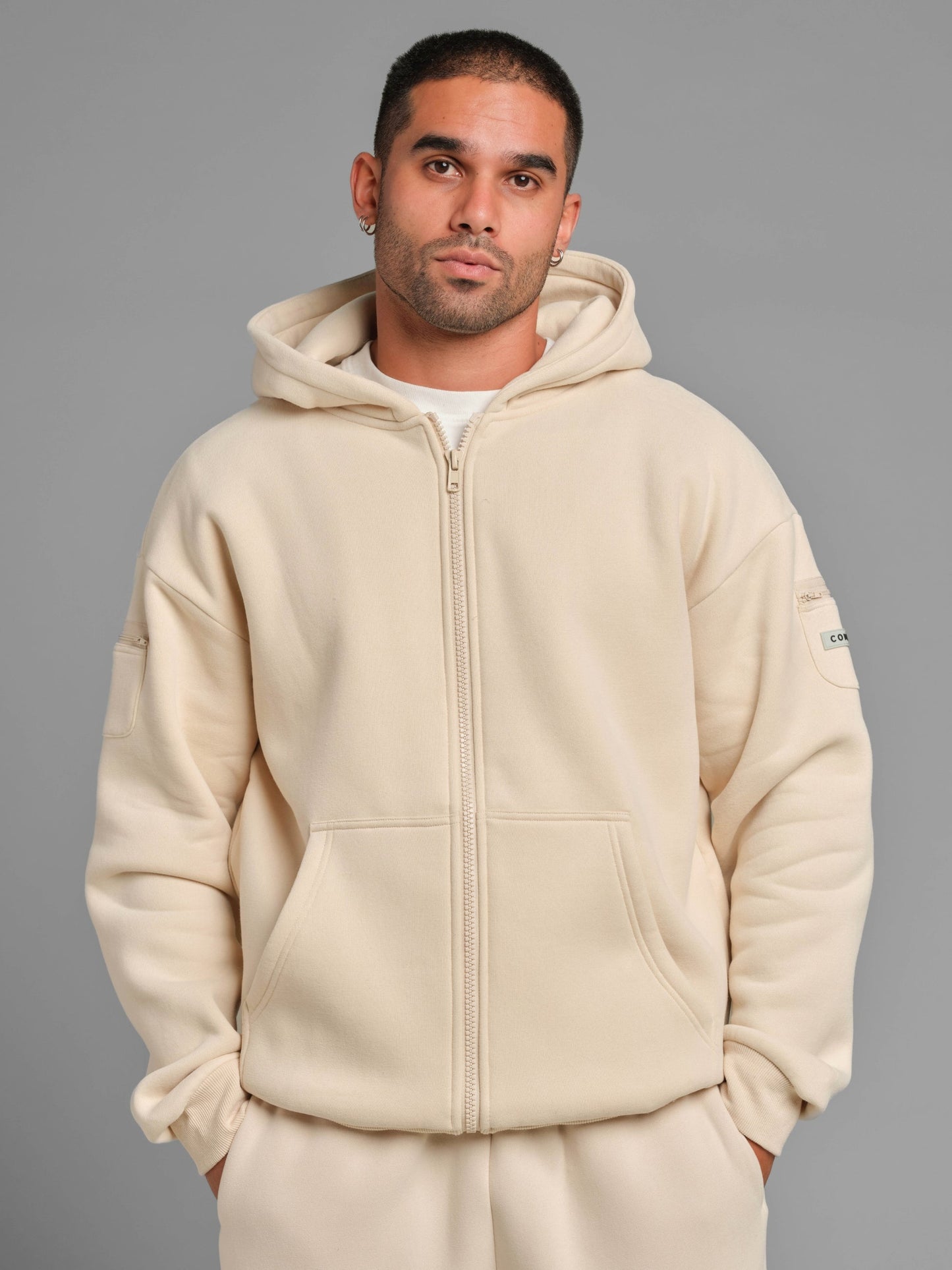 Comfrt Travel Essentials Zip Hoodie