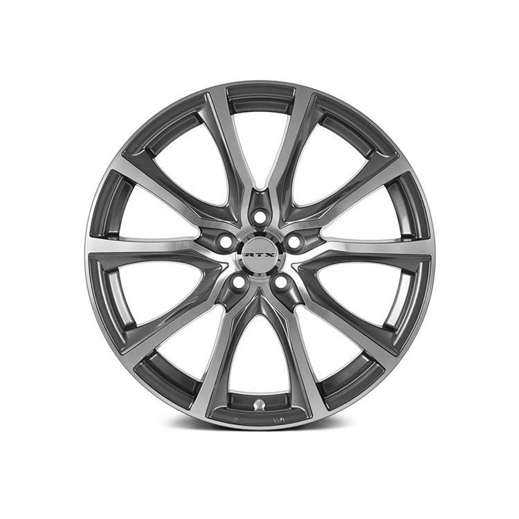 Gunmetal with Machined Face Custom Wheels 2924