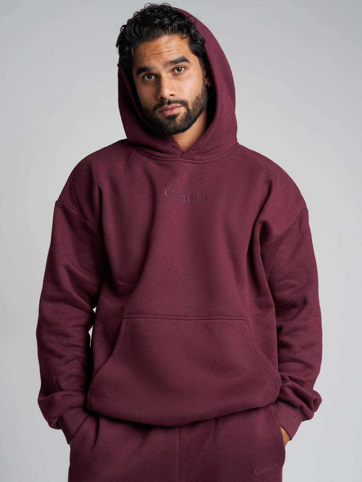 Signature Unisex Hoodie CloudTouch Heavyweight Oversized Soft Kängurutasche