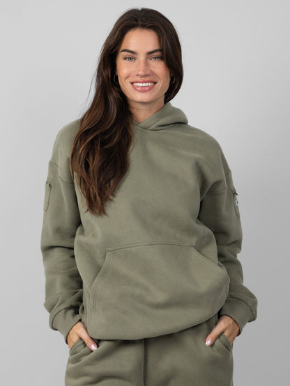 Comfrt Travel Essentials Kapuzenpullover – Superweiche Baumwollmischung, Mehrere Farben