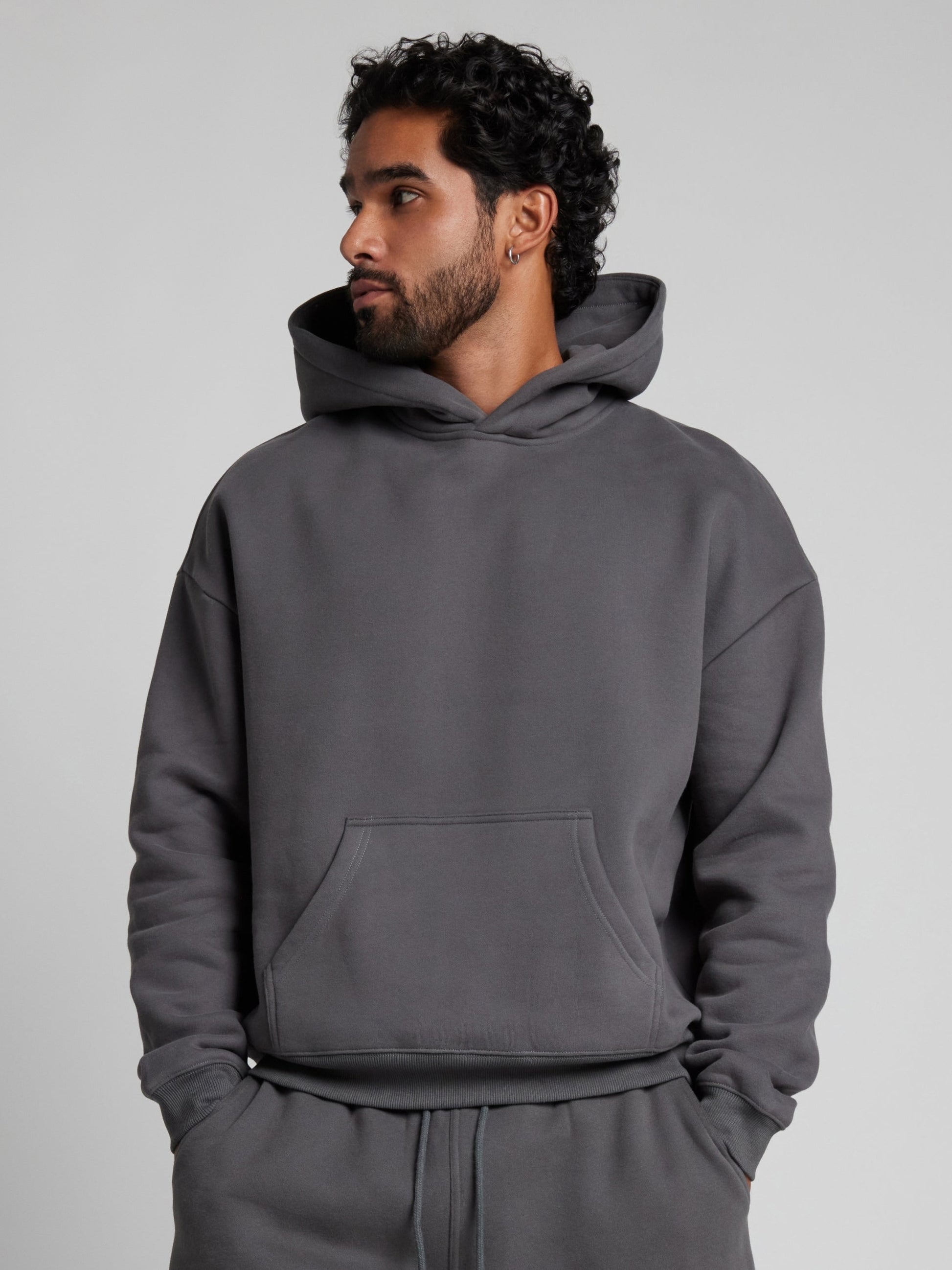 Comfrt Basic Crop Hoodie Super Soft Baumwolle Unisex