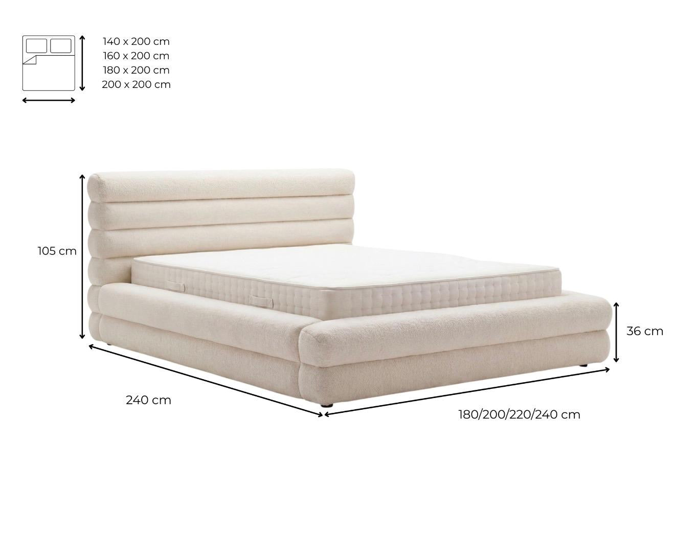 Luxusbetten24 Maren Designer Polsterbett Samt mit Stauraum für Schlafzimmer
