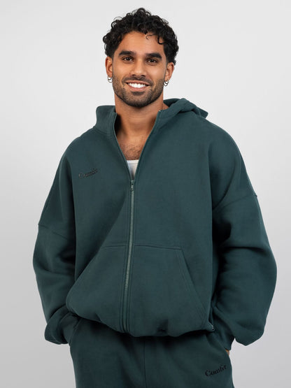 Comfrt Cloud Zip Hoodie Oversized Unisex Cotton Comfort