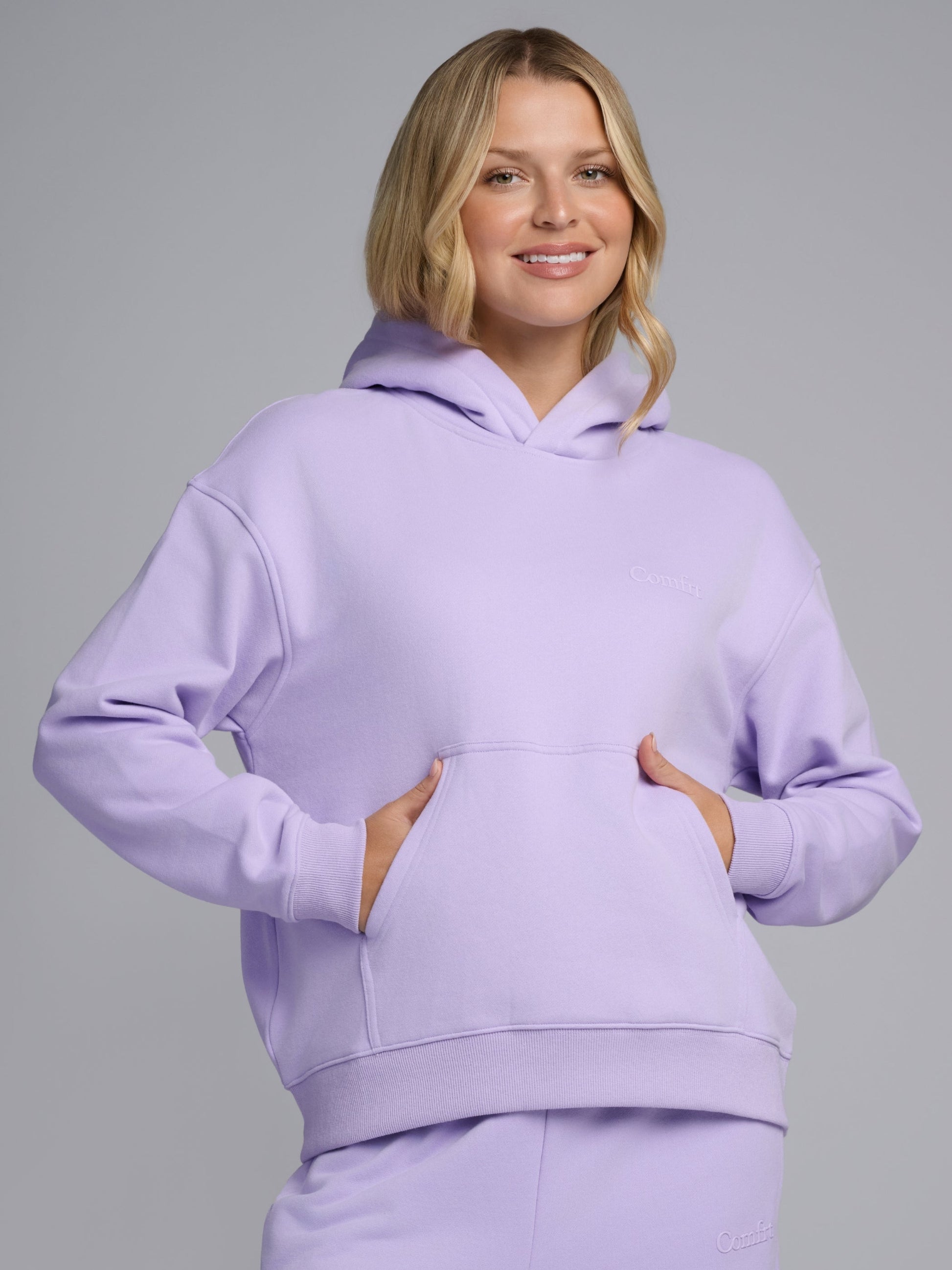 Comfrt Halo Lightweight Crop Hoodie