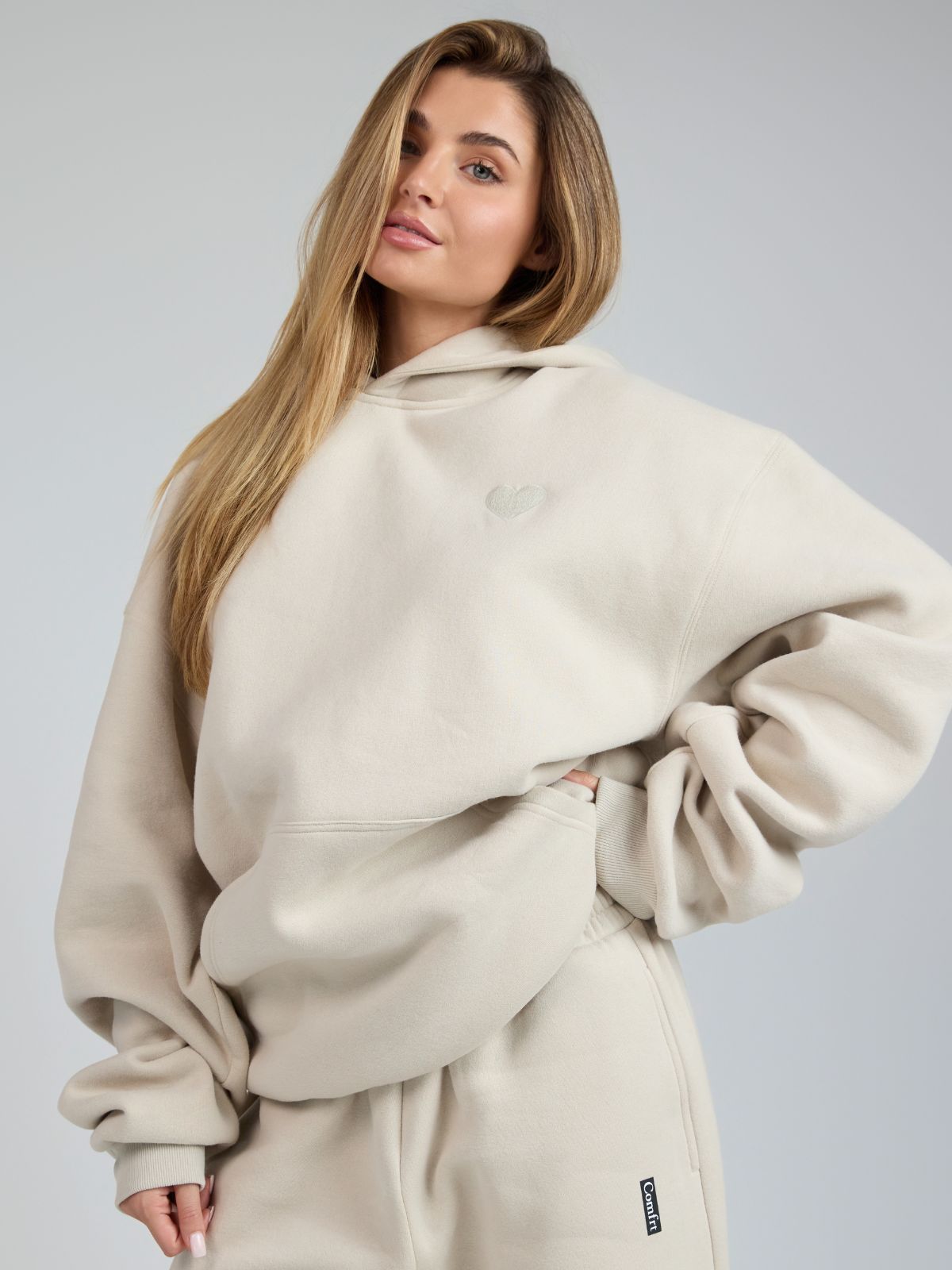 Comfrt Love Hoodie Baumwolle Unisex Kapuzenpullover