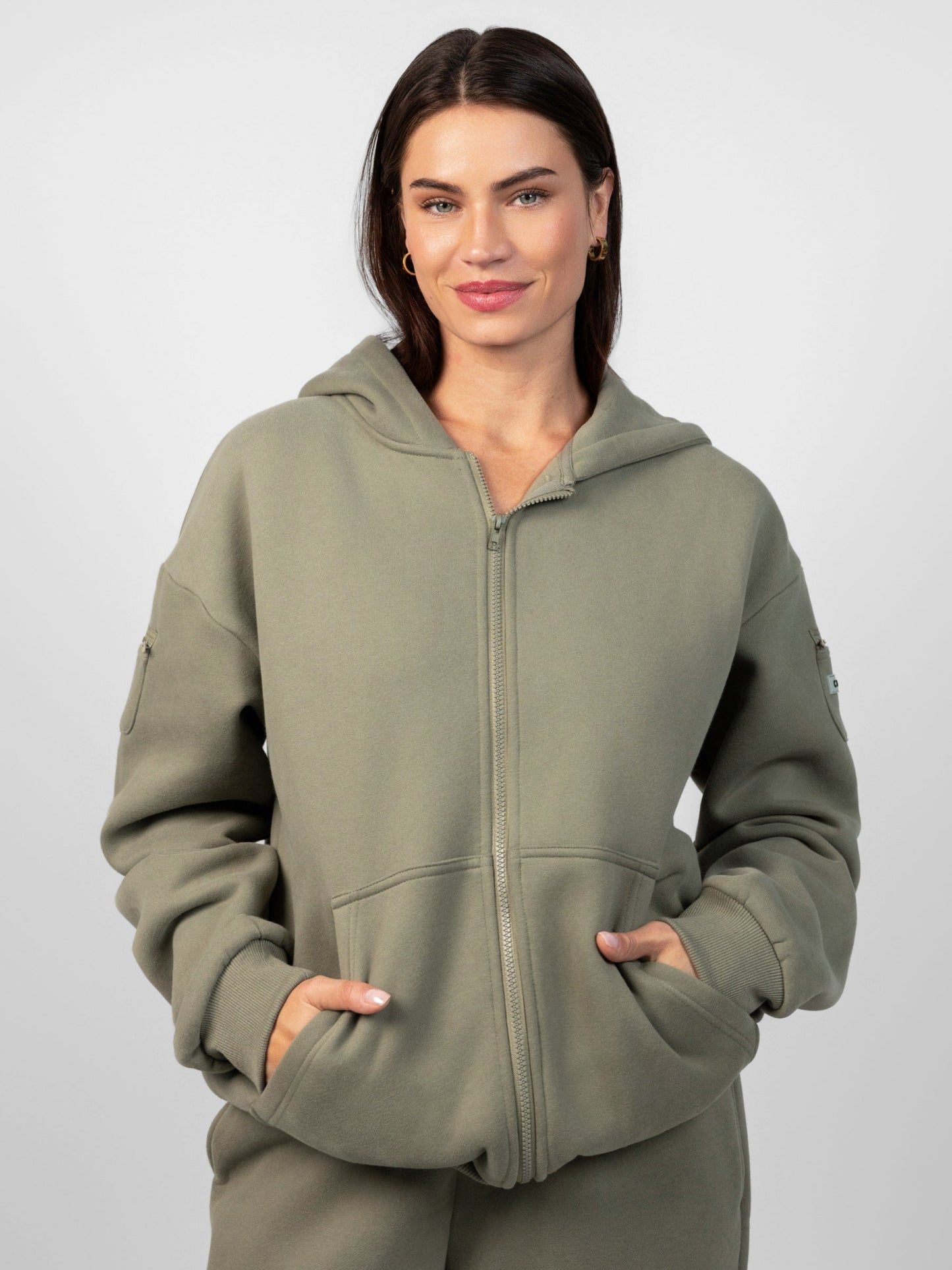 Comfrt Travel Essentials Zip Hoodie