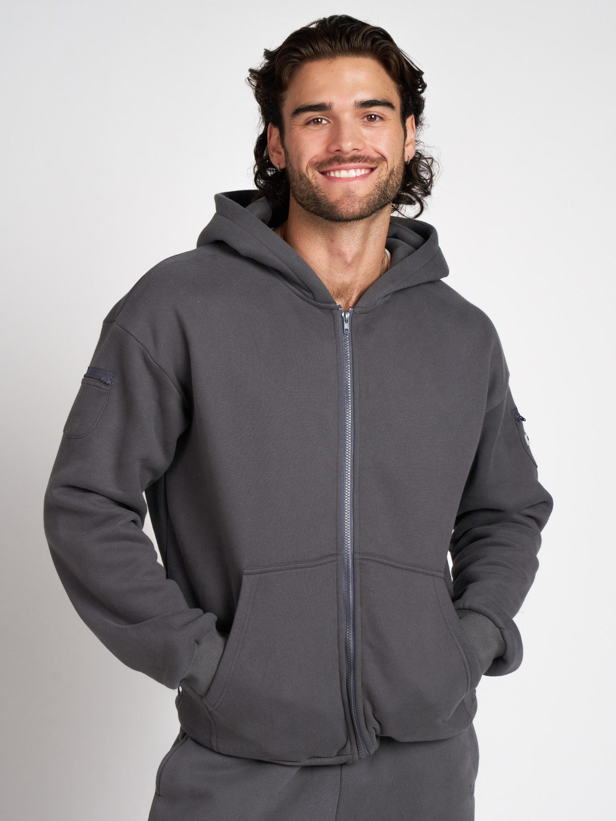 Comfrt Travel Essentials Zip Hoodie