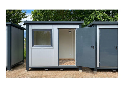 Contenitore Modulare 3×2,40 M Grigio con Isolamento Termico