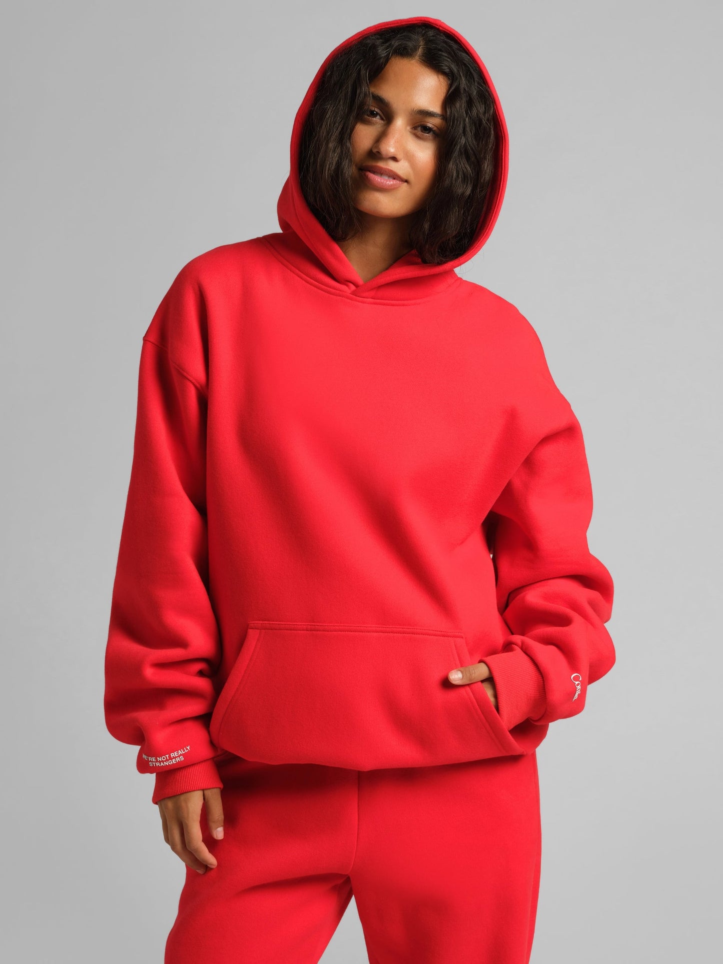 Comfrt x We're Not Really Strangers Hoodie Superweiche Baumwollmischung