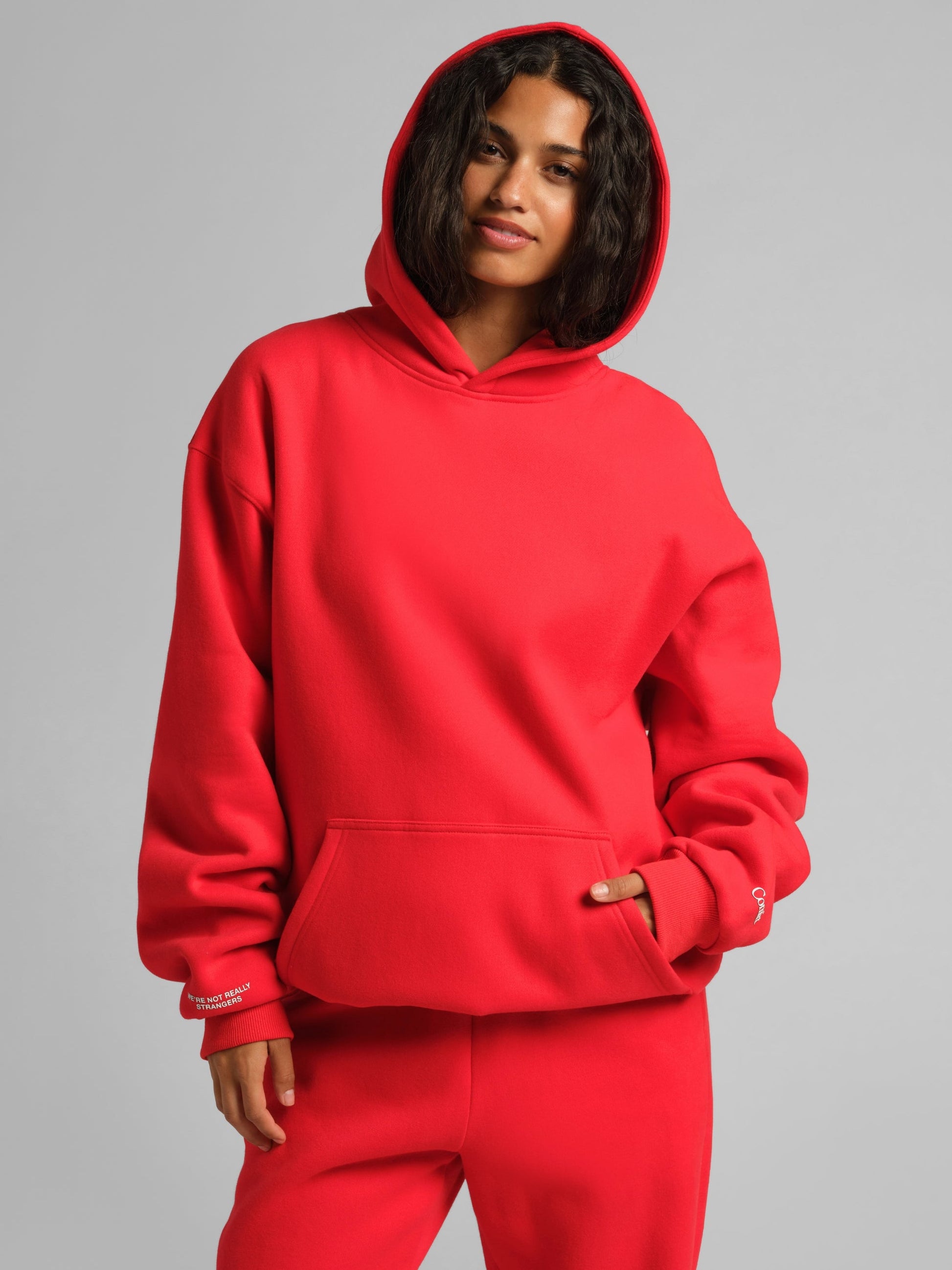 Comfrt x We're Not Really Strangers Hoodie Superweiche Baumwollmischung