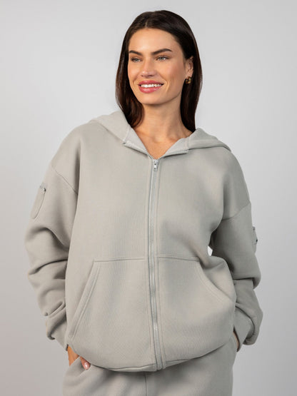 Comfrt Travel Essentials Zip Hoodie