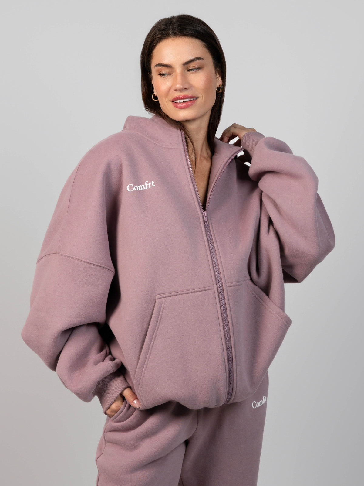 Comfrt Cloud Zip Oversized Hoodie