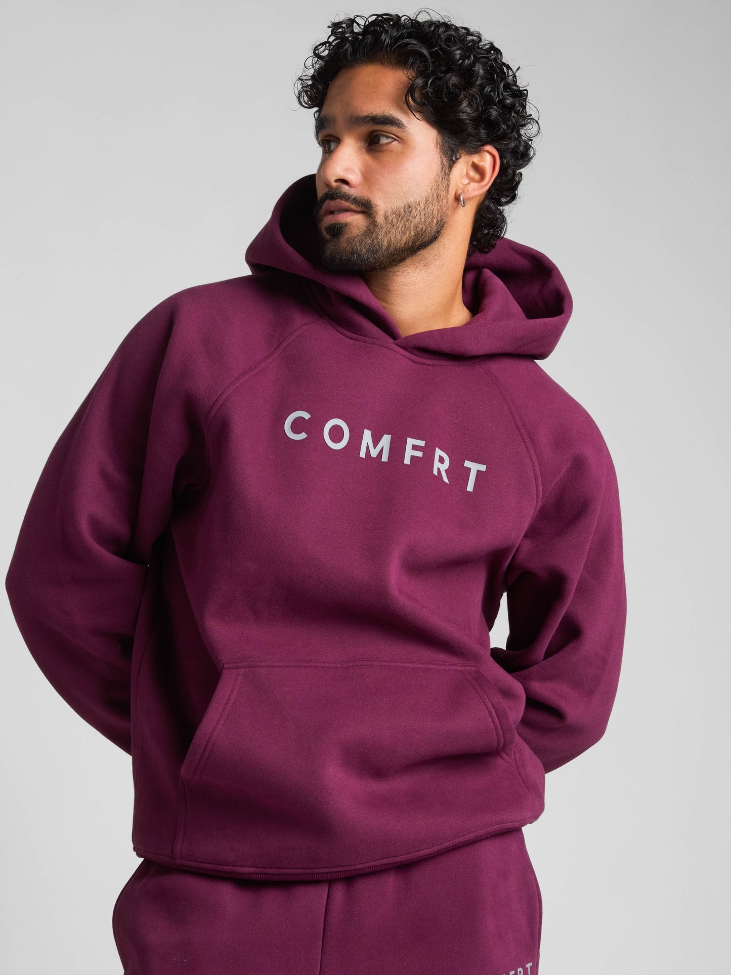 Comfrt Tranquil Hoodie Unisex Gewichtet Oversized Entspannend Komfort