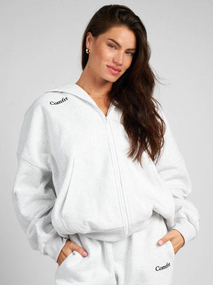 Comfrt Cloud Zip Oversized Hoodie