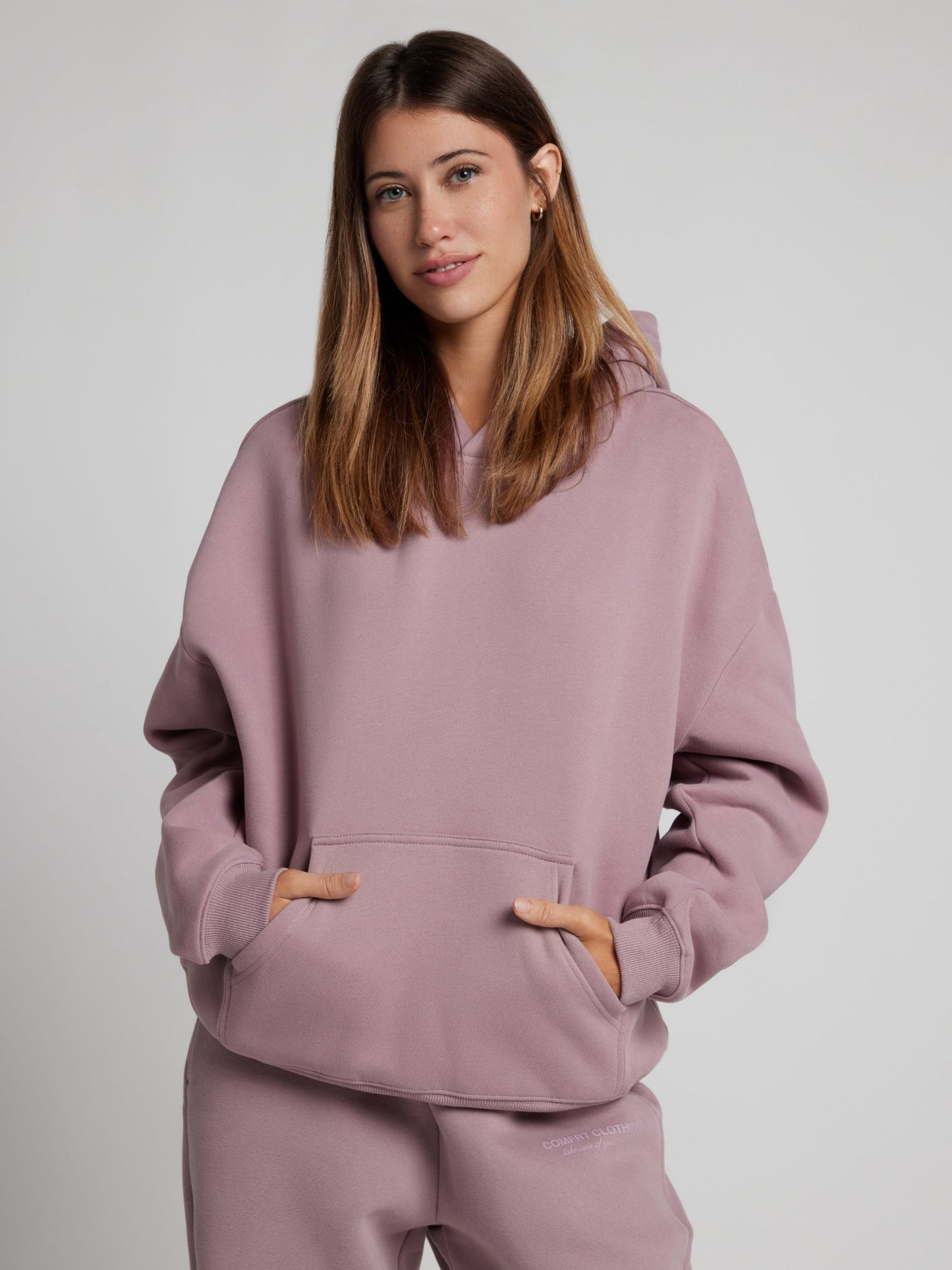 Comfrt Basic Crop Hoodie Unisex Super Soft Cotton Blend