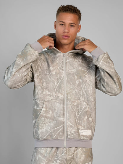 Comfrt Camo Zip Hoodie CloudTouch Fleece Oversized Unisex