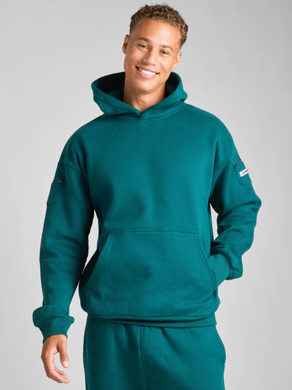 Comfrt Travel Essentials Kapuzenpullover – Superweiche Baumwollmischung, Mehrere Farben