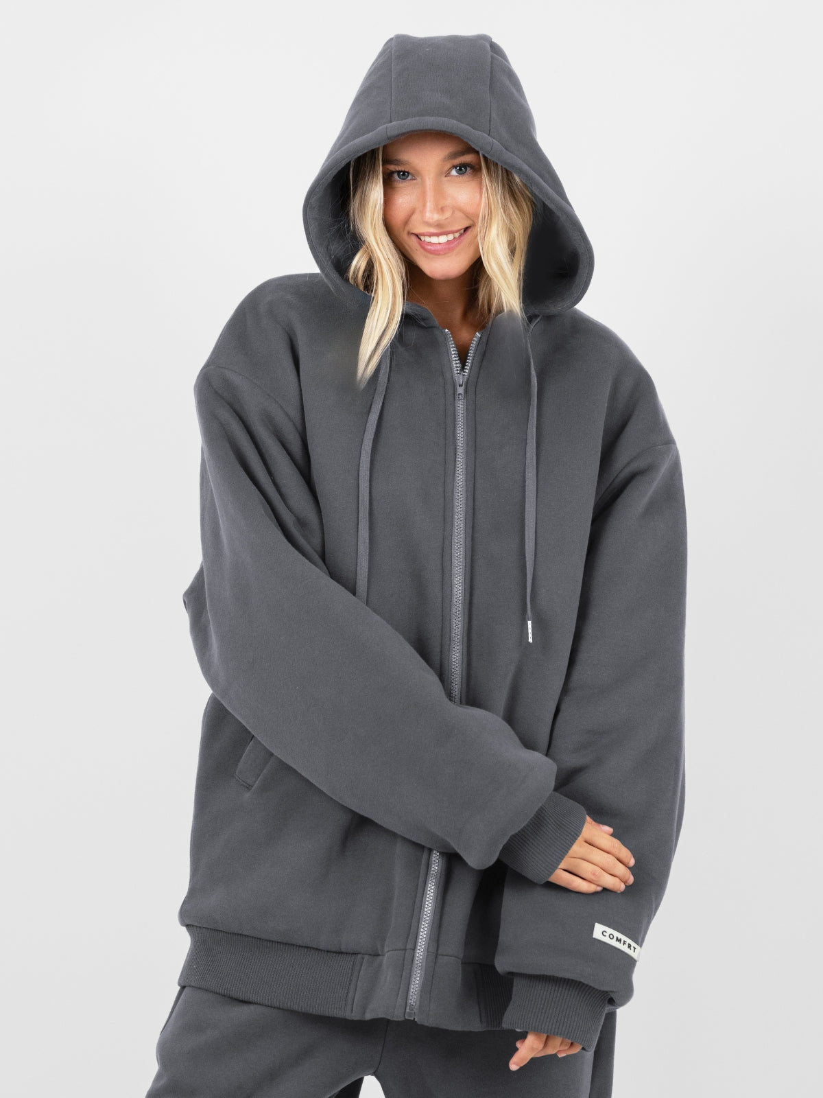 Comfrt Gewichtete Kapuzenjacke