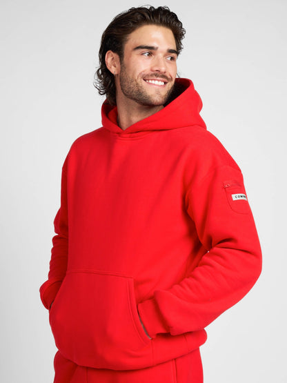 Comfrt Travel Essentials Kapuzenpullover – Superweiche Baumwollmischung, Mehrere Farben