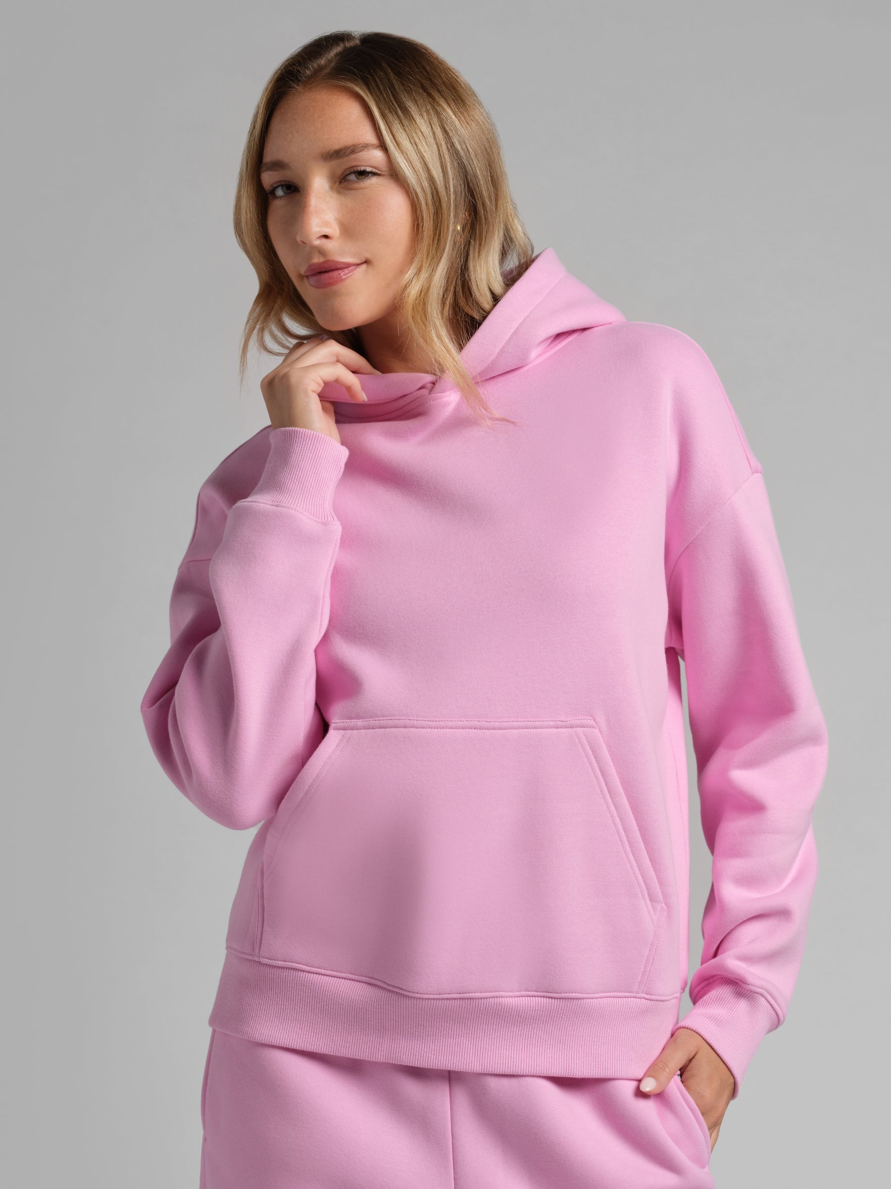 Comfrt Basic Crop Hoodie Unisex Super Soft Cotton Blend