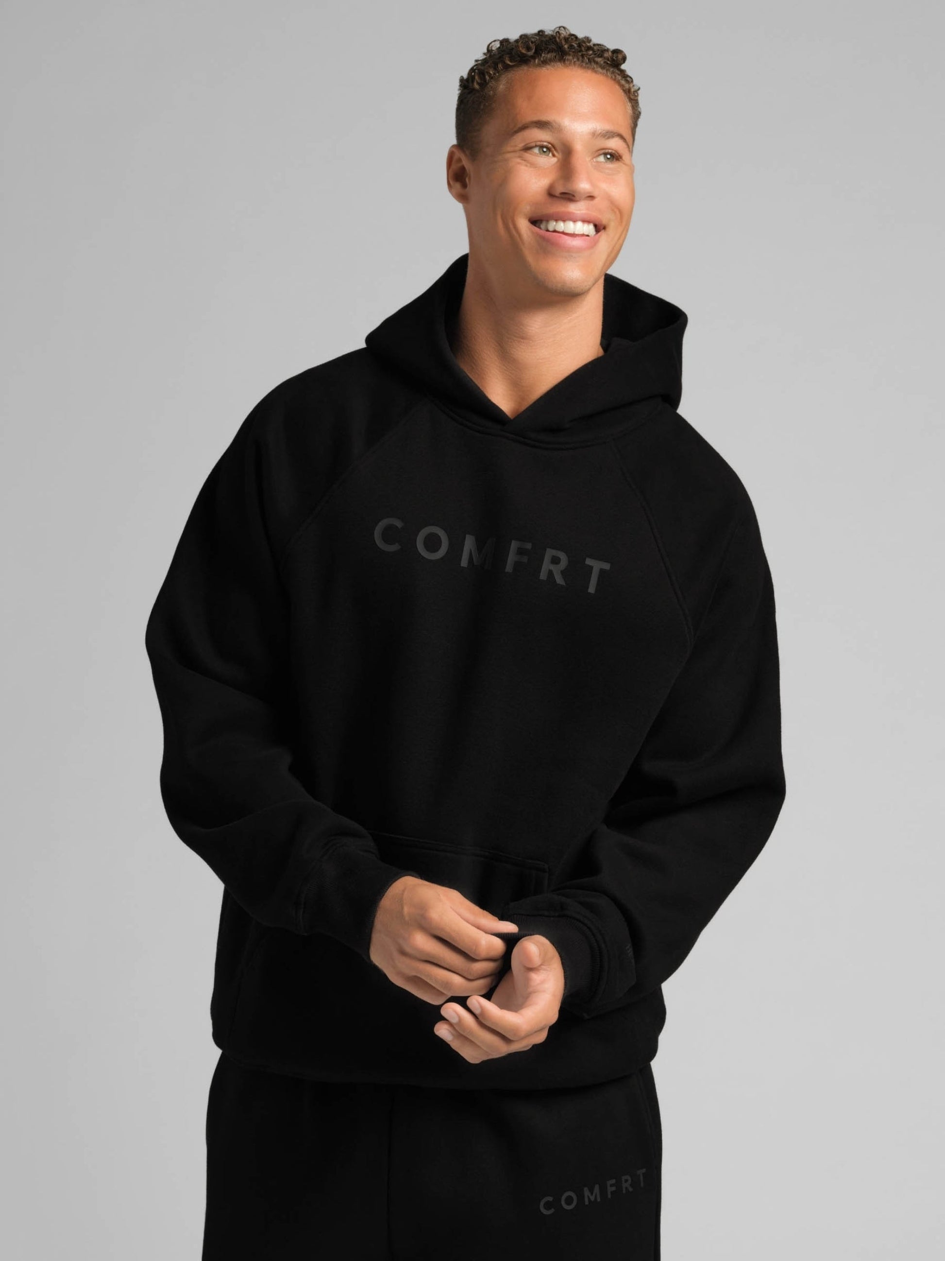 Comfrt Tranquil Hoodie Unisex Gewichtet Oversized Entspannend Komfort