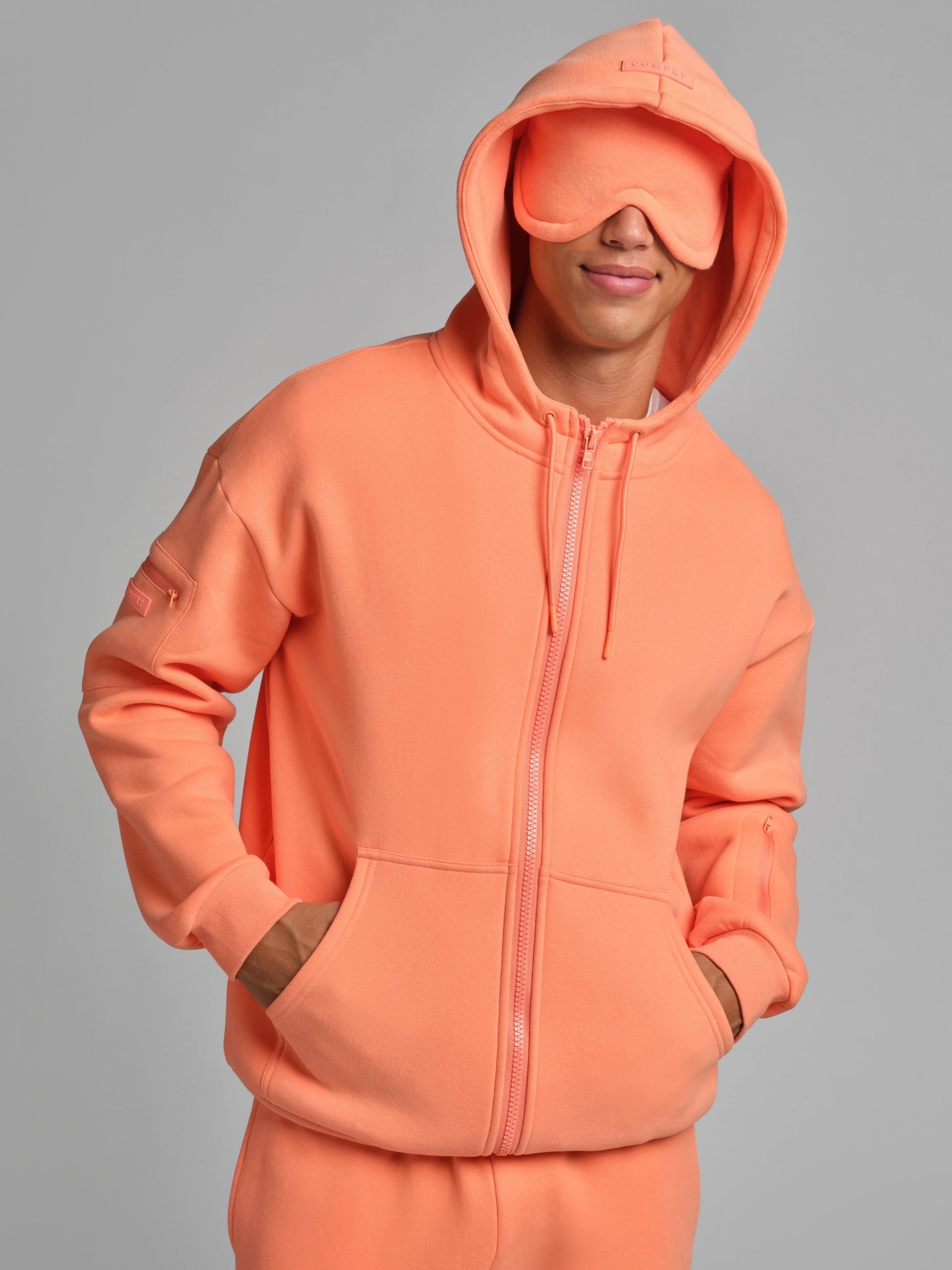 Comfrt Airplane Mode Travel Zip Hoodie