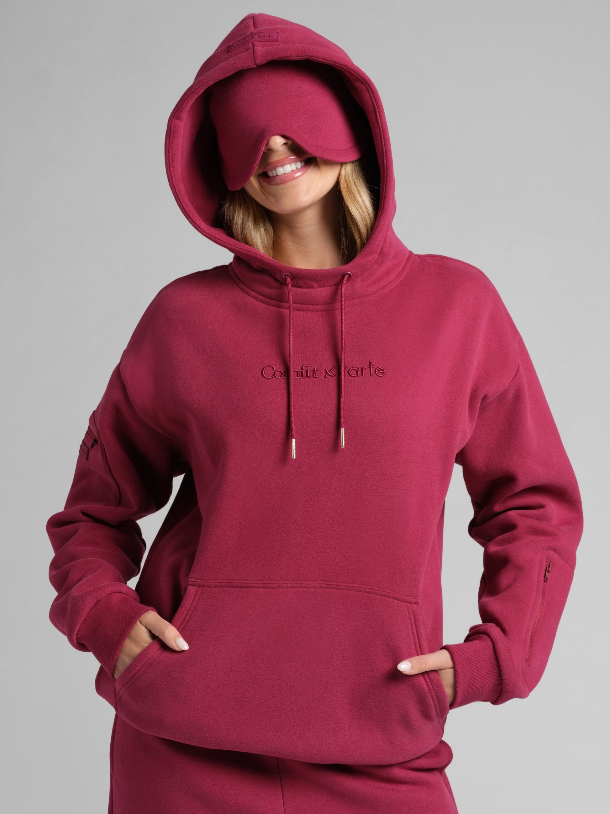 Comfrt x Tarte Airplane Mode Travel Hoodie Unisex Super Soft