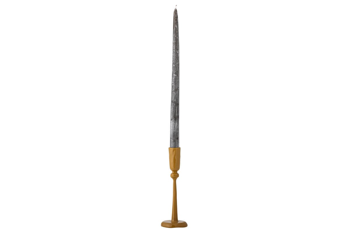 Luxusbetten24 Riok Kerzenhalter Metall Hochglanzgelb