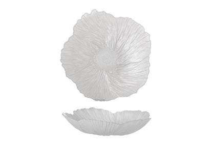 Luxusbetten24 Schale Tovra – Weiße Glas-Schale