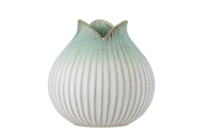 Vase Sylven – Steingut mit reaktiver Glasur