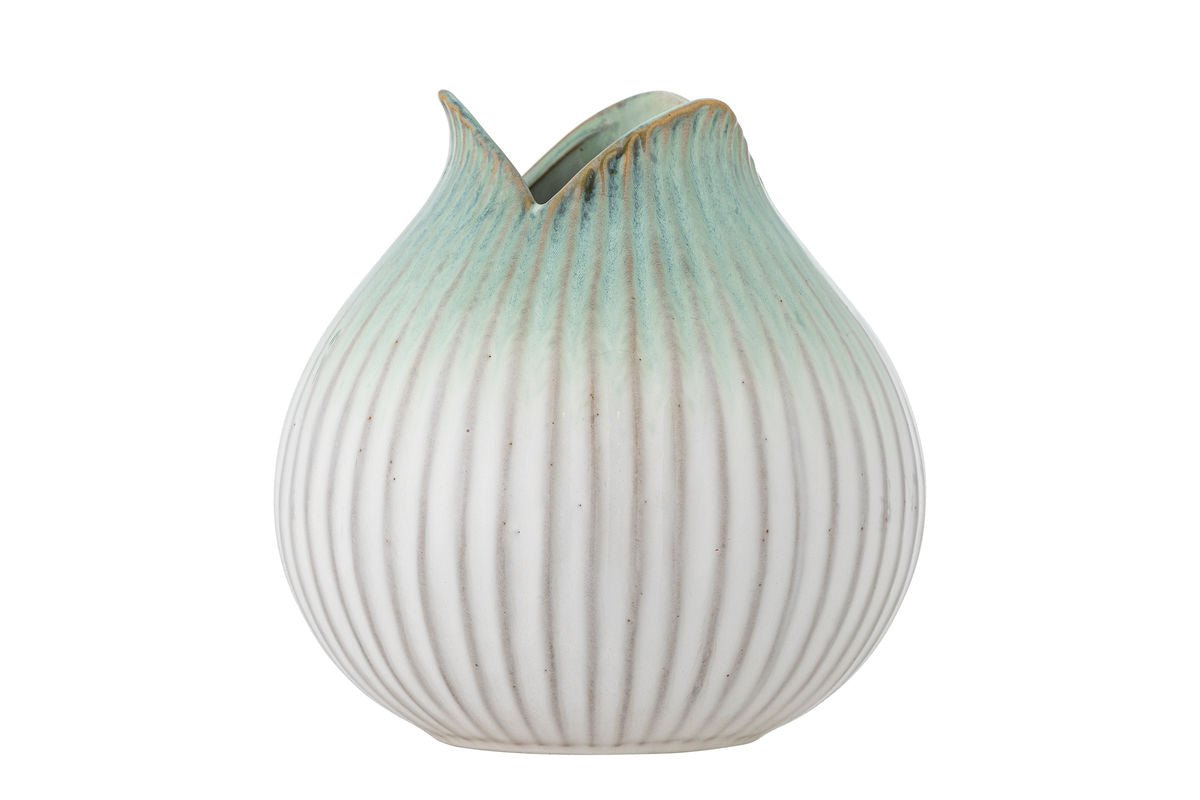 Vase Sylven – Steingut mit reaktiver Glasur