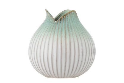 Vase Sylven – Steingut mit reaktiver Glasur