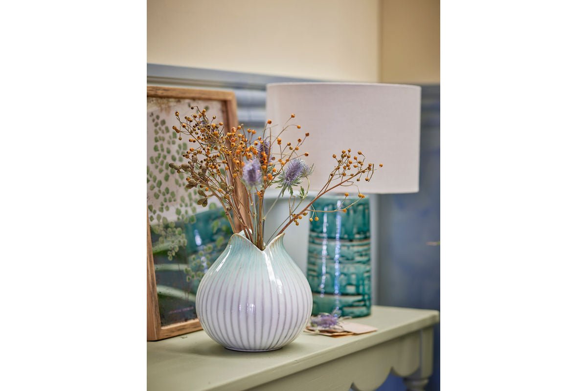 Vase Sylven – Steingut mit reaktiver Glasur